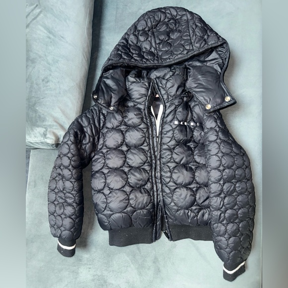 Marni kids black nylon quilted jacket - Picture 3 of 5